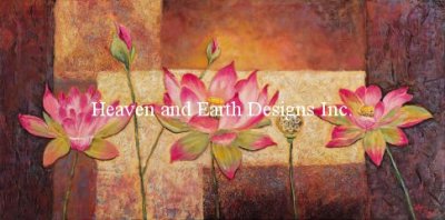 Diamond Painting Canvas - Mini Lotus Flowers - Click Image to Close